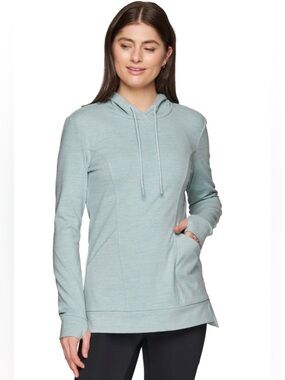 Avalanche Light Blue Hooded Crewneck Pullover
